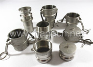 Stainless steel camlock coupling