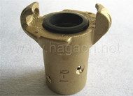 Brass hose end