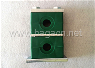 Heavy Double Floor Tube Clamp