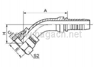 45 Metric Female Multiseal