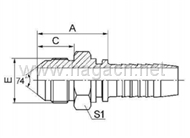 GB Metric Male 74 Cone