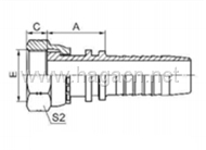 ORFS Female Flat Seat