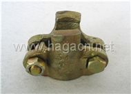 Interlocking Clamp with 2 Bolts - Malleable Iron