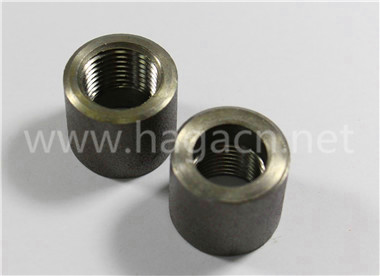 threaded half couping
