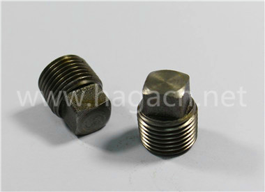threaded square head plug