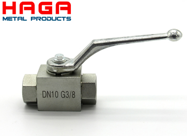 2 way female hydraulic ball valve