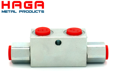 Dual pilot operated check valves