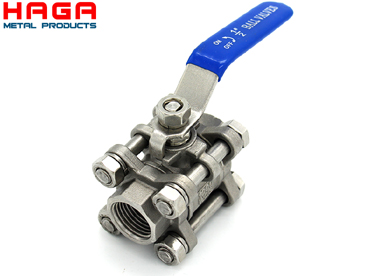 3PC threaded ball valve