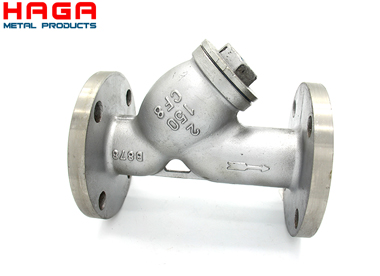 Y strainer flange end