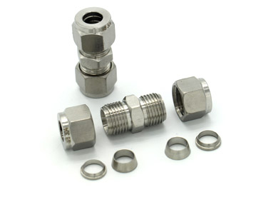 Stainless steel double ferrule